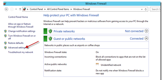 Enabling Ping on Windows Server