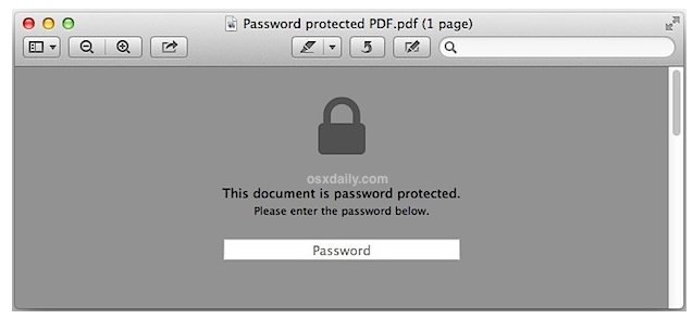 How to encrypt PDF on a Mac