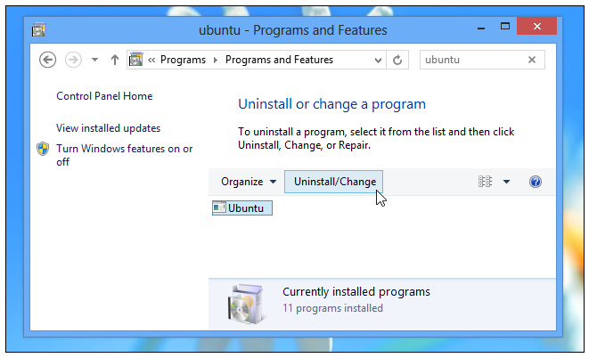 Uninstall Ubuntu from Windows 8 Dual Boot