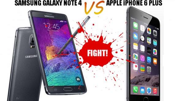 Phablets FaceOff: Apple iPhone 6 Plus Vs Samsung Galaxy Note 4