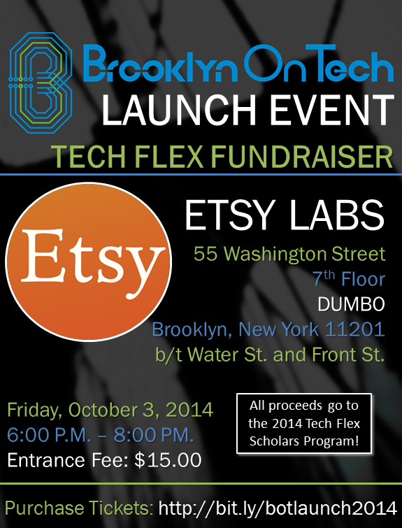 Brooklyn On Tech 1st Annual Tech Flex Launch Event – Oct. 3rd