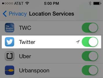 location tracking disable iOS 8 