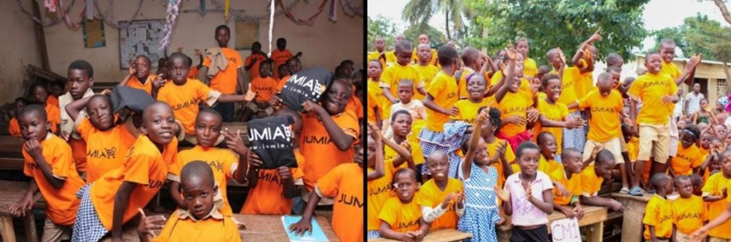 Jumia, Ivory Coast’s leading e-commerce site, donates 1,000 school kits to pupils in a village in Abidjan