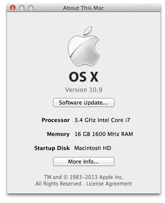  Install OS X Mavericks on any Intel Based PC