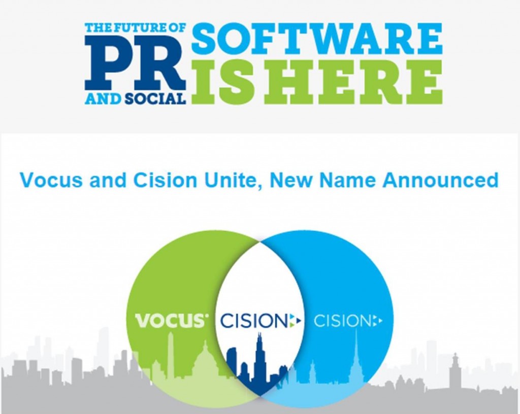 Two Leading PR and Social Software Providers, Vocus and Cision Merge Operations