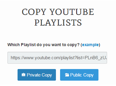 Copy YouTube Playlists from One Account to Another 
