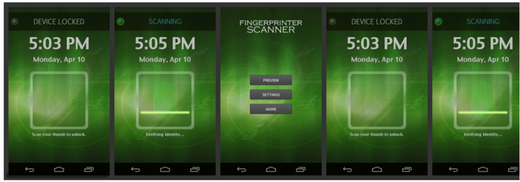 android fingerprint unlock 9