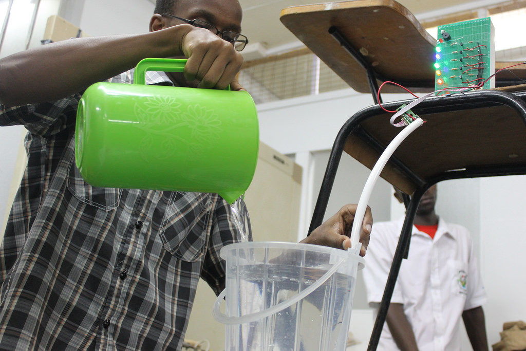 Meet Peter Ruigu, a JKUAT Student Who Has Come Up With An Innovation To Monitor Water Tank Content