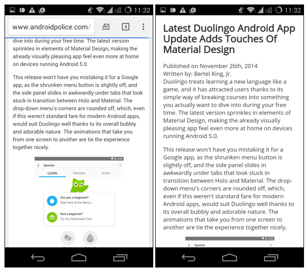 google chrome for android features 1