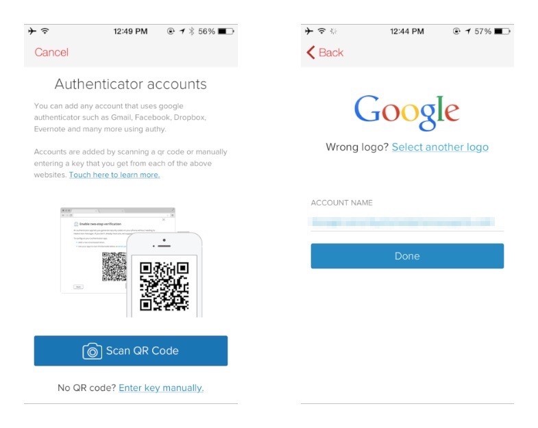 enable two factor authentication on iPhone and android 3
