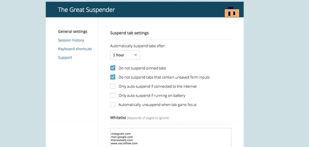great suspender chrome extension 1