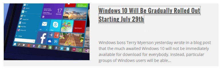 Windows 10 Will Not Come With New PCs On The Launch Day