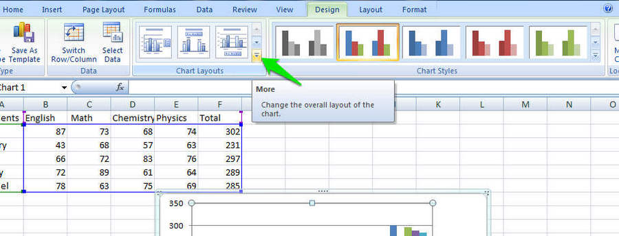 make charts in excel 7