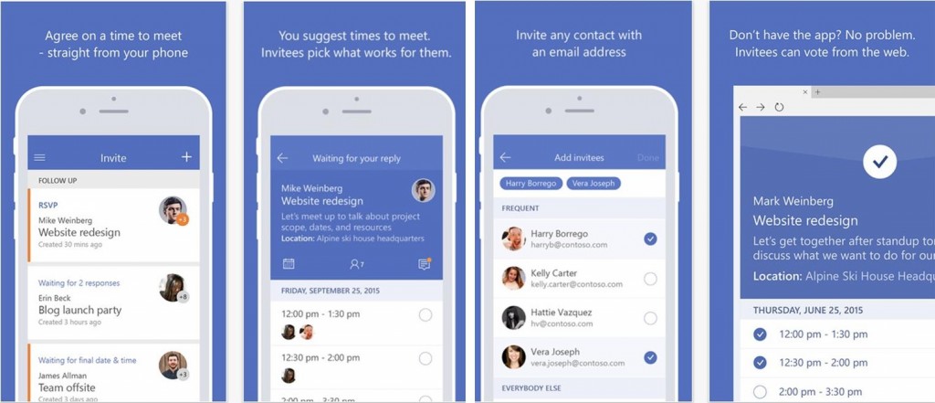 Microsoft Rolls Out Invite App On iOS To Ease The Headaches In Arranging A Meeting