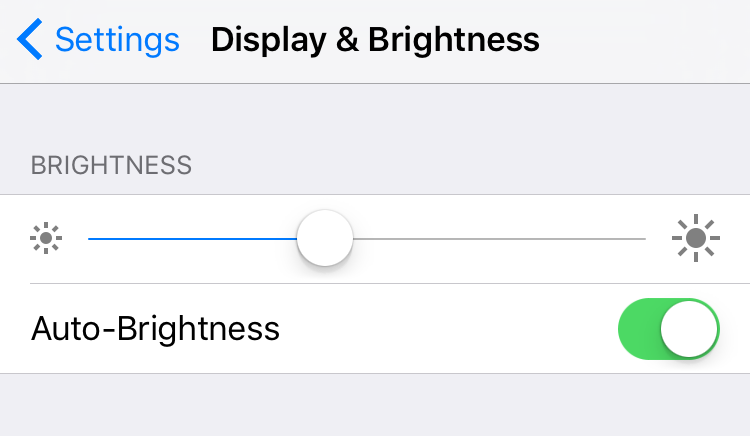 save iphone 6s battery brightness