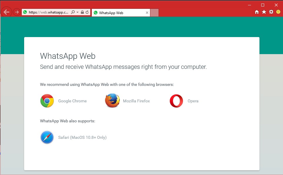 WhatsApp Web Now Available On Microsoft Edge Browser