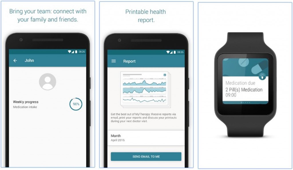 My Therapy – This Apps Reminds You To Take Your Meds, Tracks Your Vitals & Health