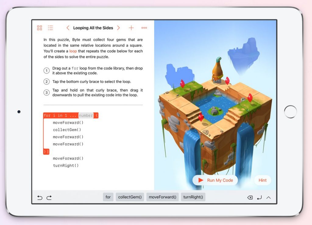Apple Wants To Teach Kids How To Code Using Swift PlayGrounds App In iPads