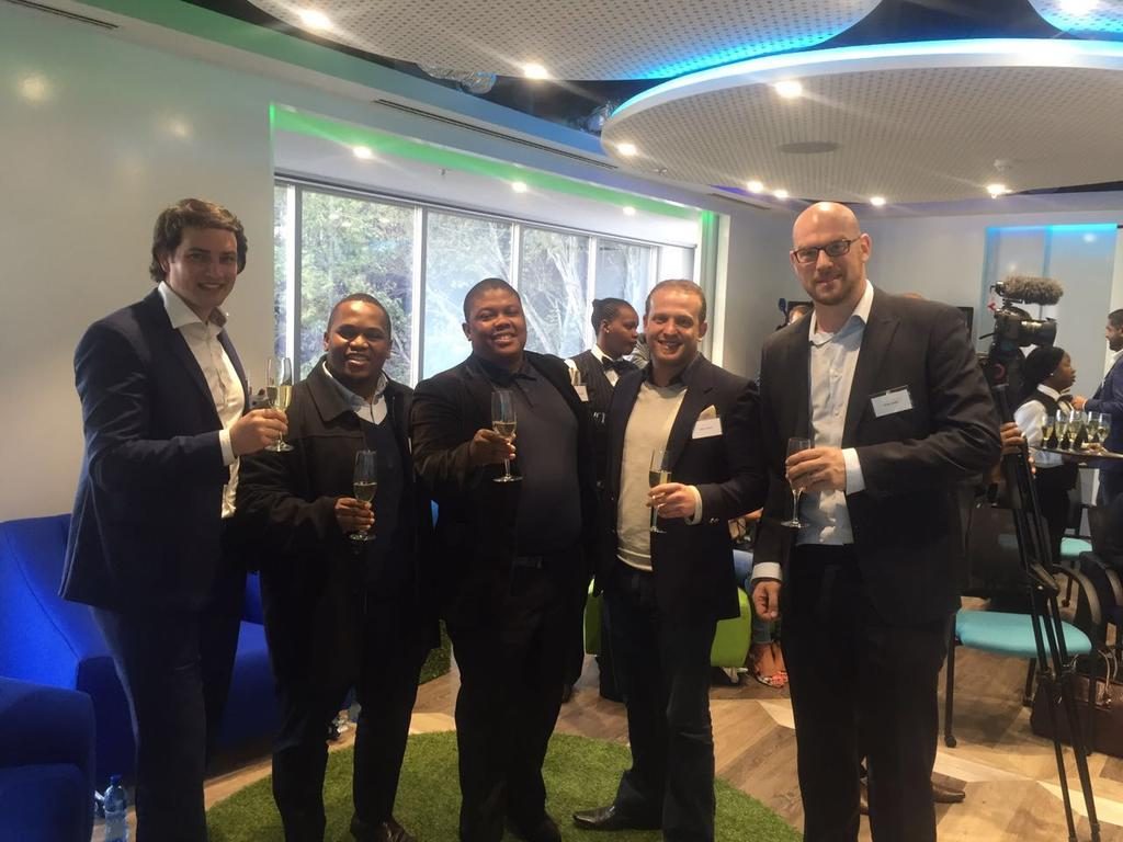 Celebrating the launch of the South African Business Angel Network