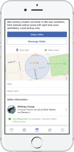 Facebook Marketplace launches to enable you to Sell and Buy Items from users near you
