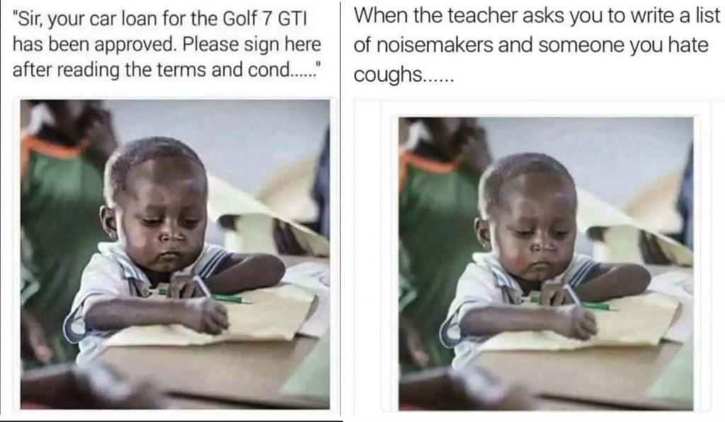 Jake the pensive-looking Ghanaian kid that became a meme sensation and got sponsors for his school