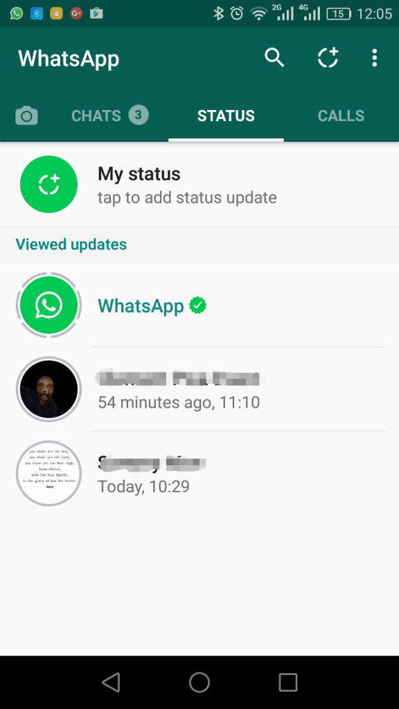 WhatsApp Status