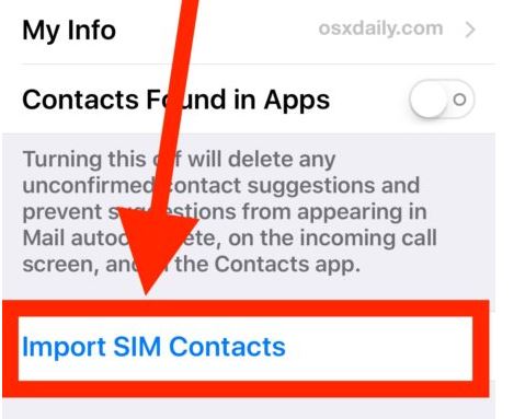import contacts to iphone 3