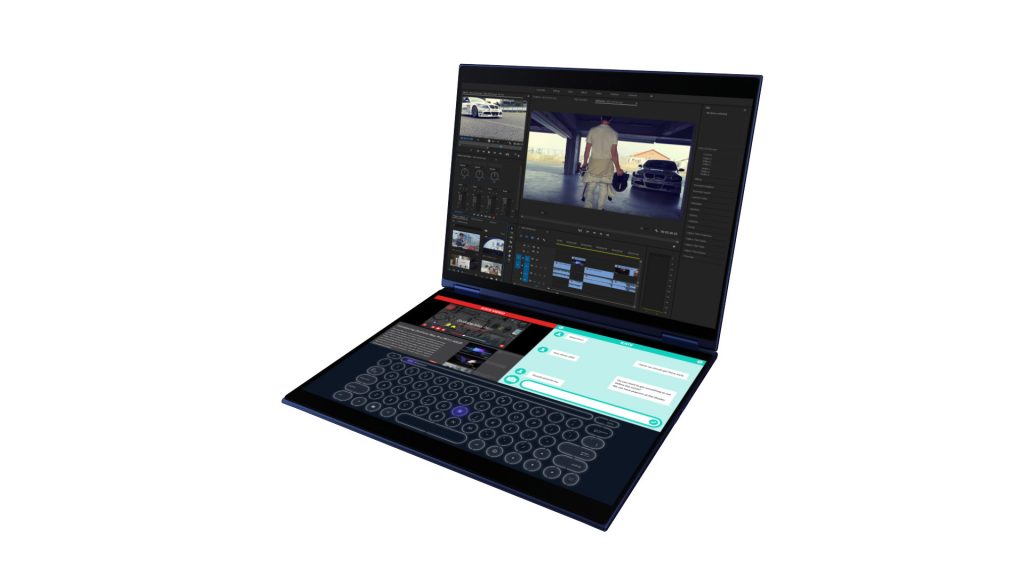intel Dual-Screen Laptop Asus Project Precog
