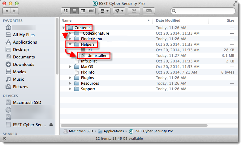 remove eset from mac