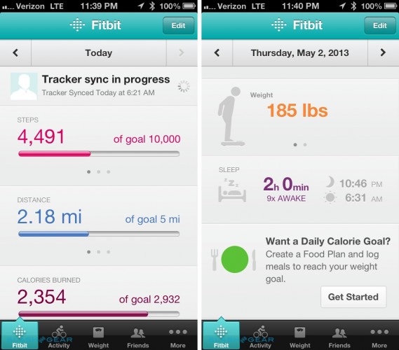 fitness ap fitbit app