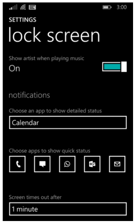 Set Lock Screen Notifications in Windows 8