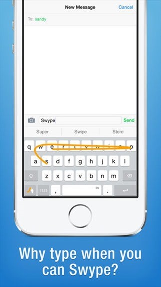 swype keyboard for iphne 2