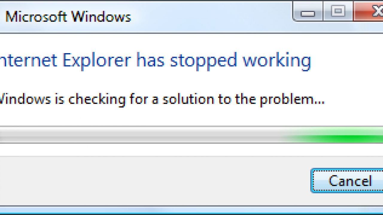 reparation av Internet Explorer 8 betyder Windows 7