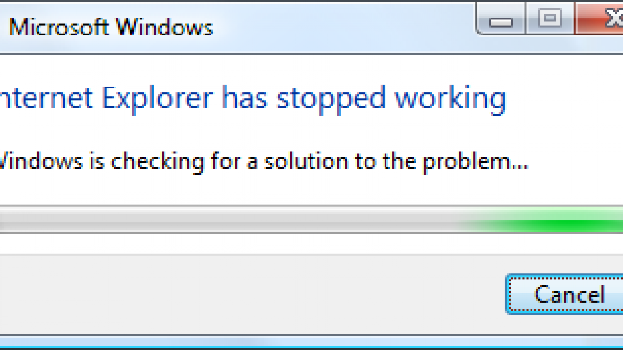 windows explorer has stopped working