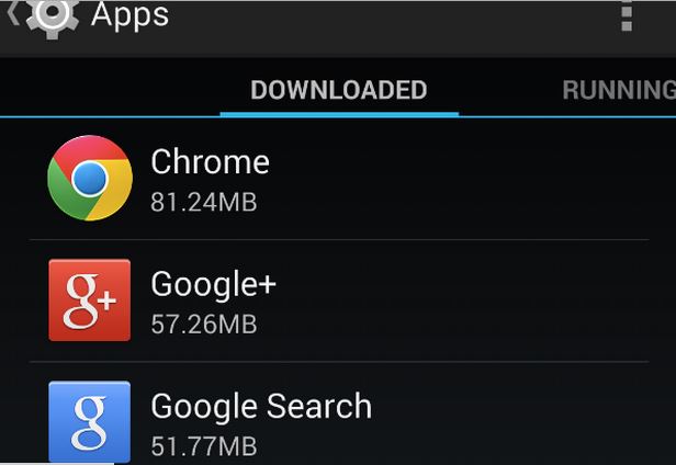 insufficient storage available android 1