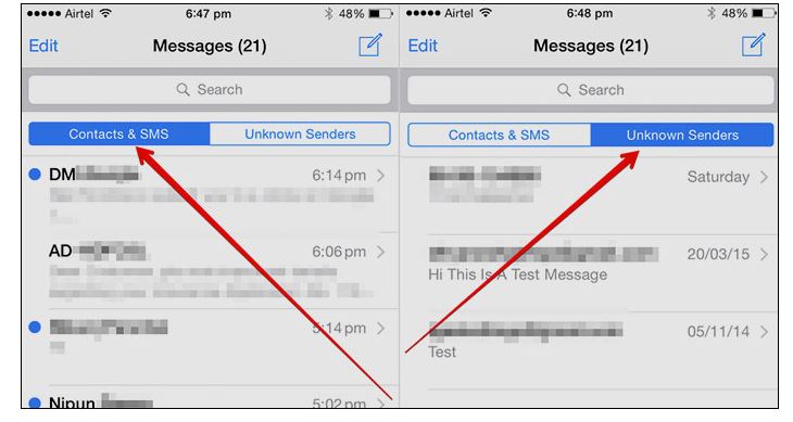 block messages in iphone 2