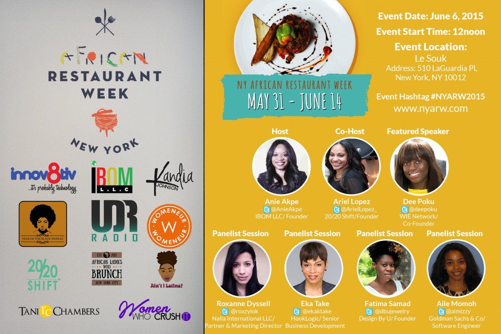 Food & Tech Convo Event During New York African Restaurant Week