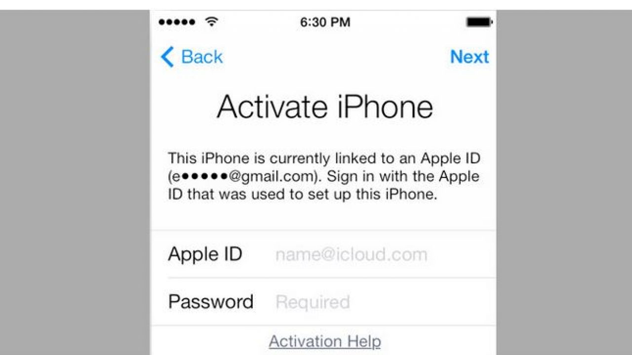 get around iphone activation lock