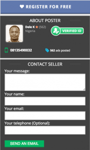 e-Commerce: African online social marketplace, MOBOfree, launches First-of-a-Kind ID Verification program in Nigeria and Uganda