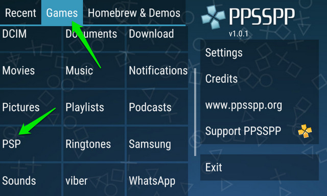 play psp games android 3