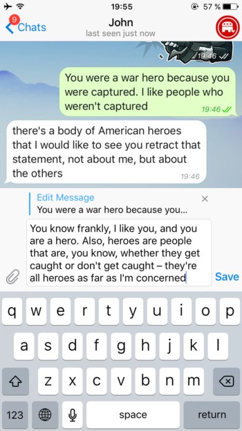 Telegram now lets you Edit Sent Messages