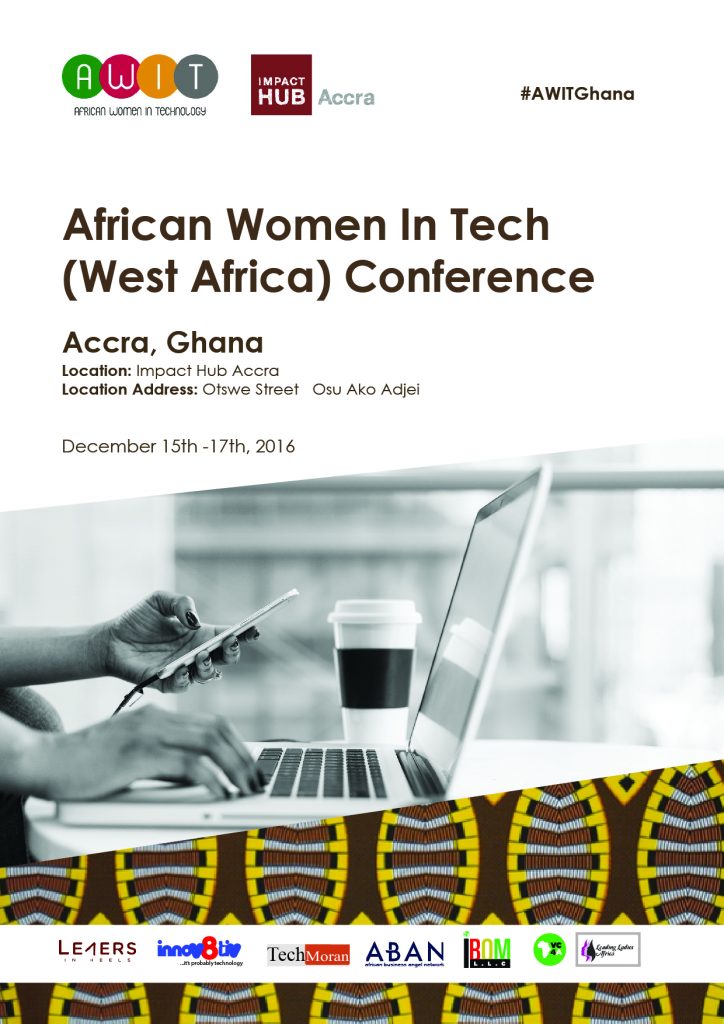 2nd Leg of African Women in Tech Conference Dates Announced | #AWITGhana Dec. 15-17
