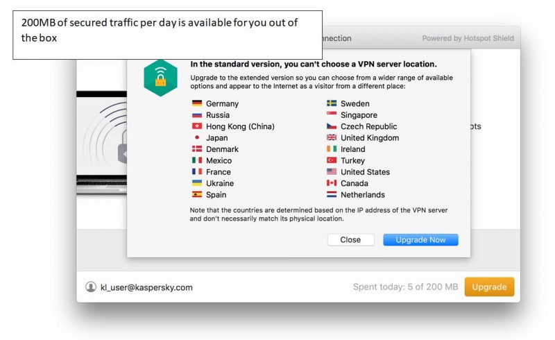 Kaspersky Lab Presents Standalone VPN for Macs and PCs (2)
