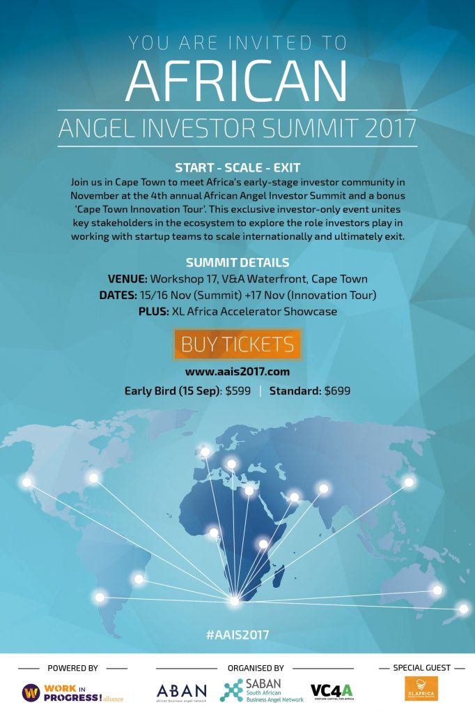 African Angel Investor Summit 2017 invite New Early Bird Date