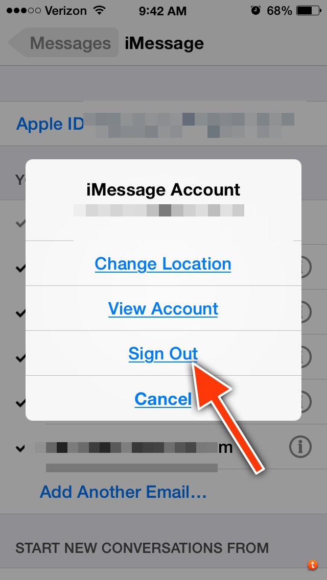 Stop Sending IMessages To Some Other IPad IPhone Delete Messages 