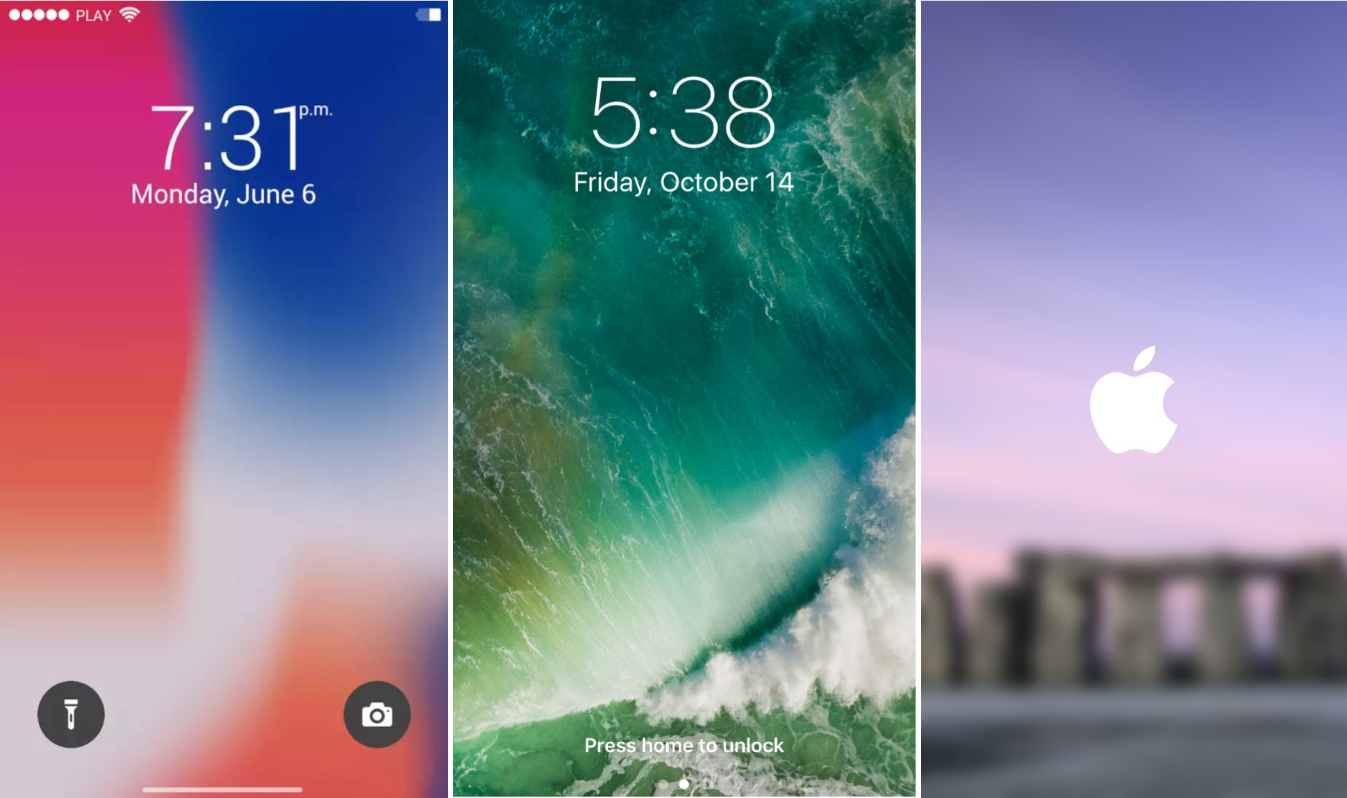 display clock on iphone lock screen