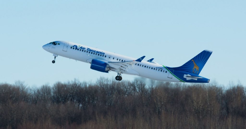 5th in the world to fly airbus a220 in its fleet of aeroplanes