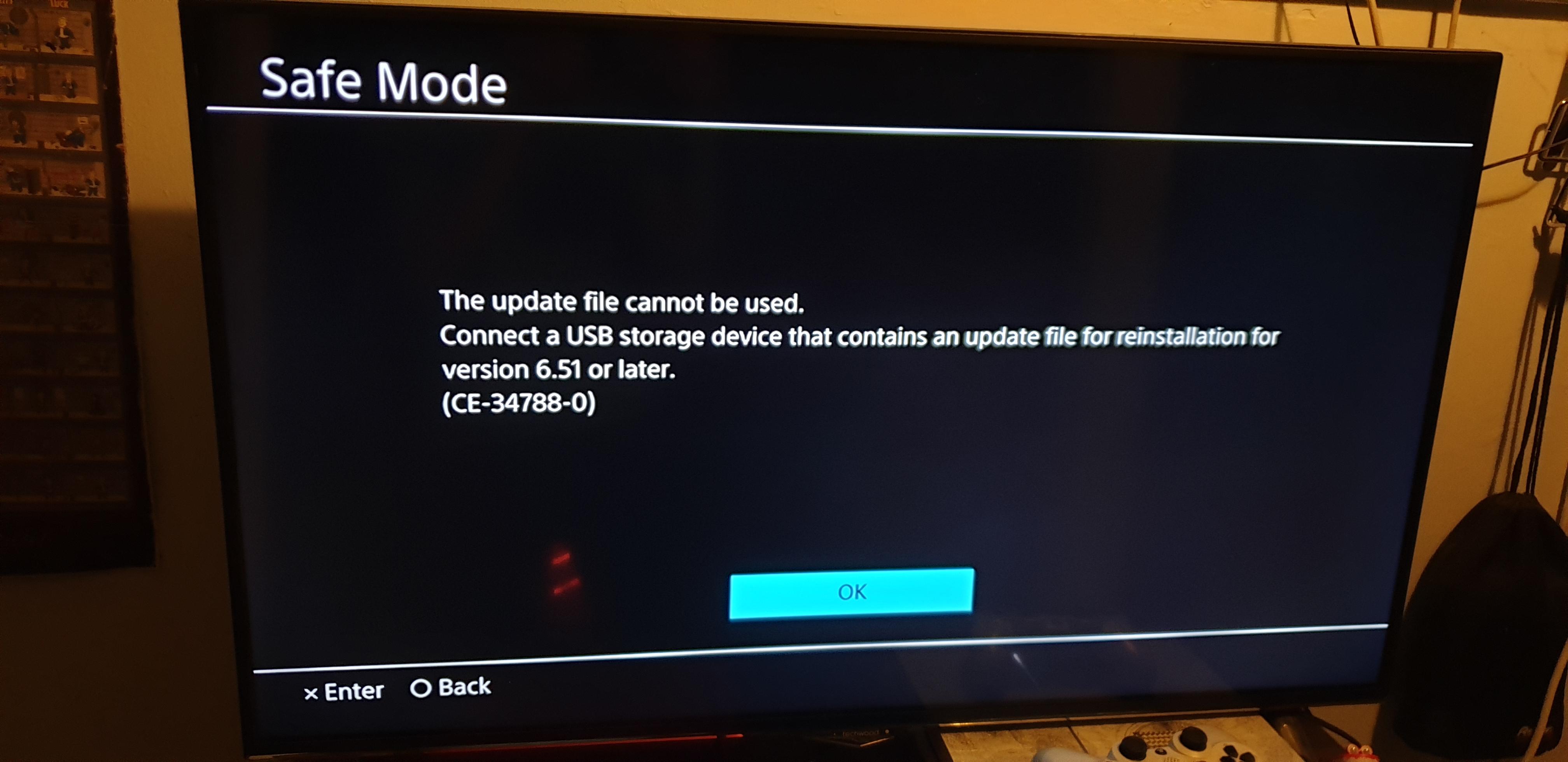 how to go to ps4 safe mode