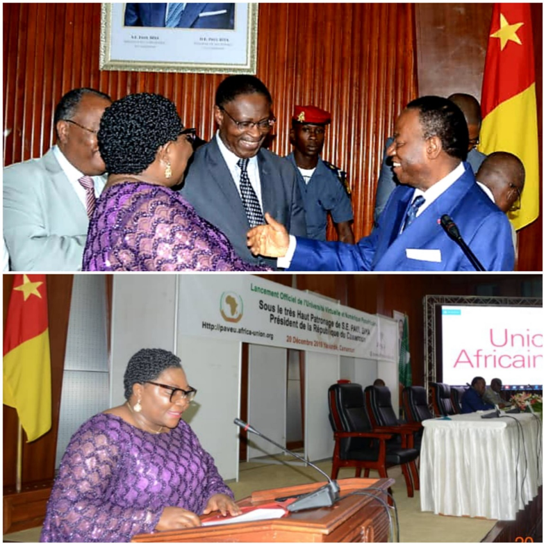 AU Commissioner Prof. Sarah Agbor Launches Pan African e-University in Cameroon