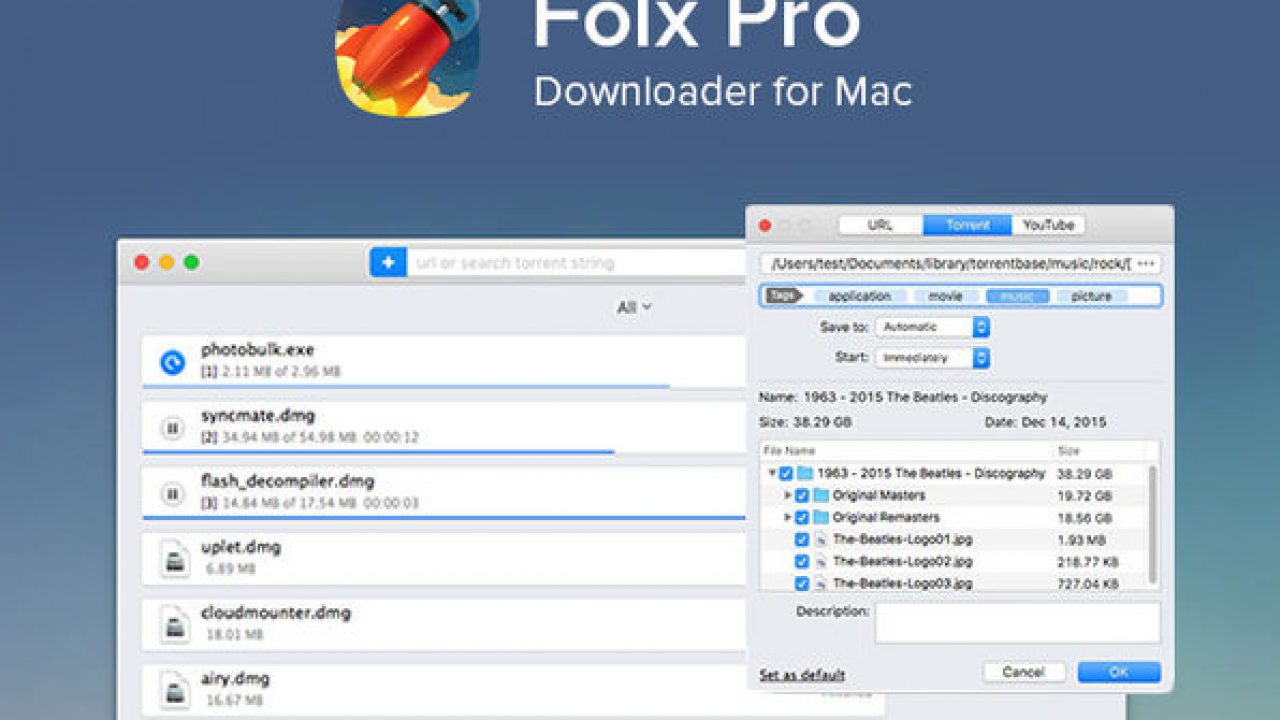 Folx Downloader Mac